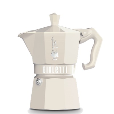 Cafetera italiana Moka Exclusive 3 Tazas Crema Bialetti Cafetera italiana Moka Exclusive 3 Tazas Crema Bialetti en Cafés La Mexicana