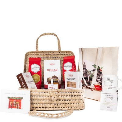 Maletín de Palma con Magia Navideña en Cafés La Mexicana