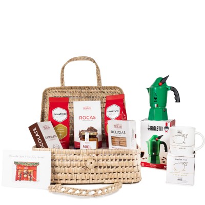 Maletín de Palma con sabor a Navidad en Cafés La Mexicana