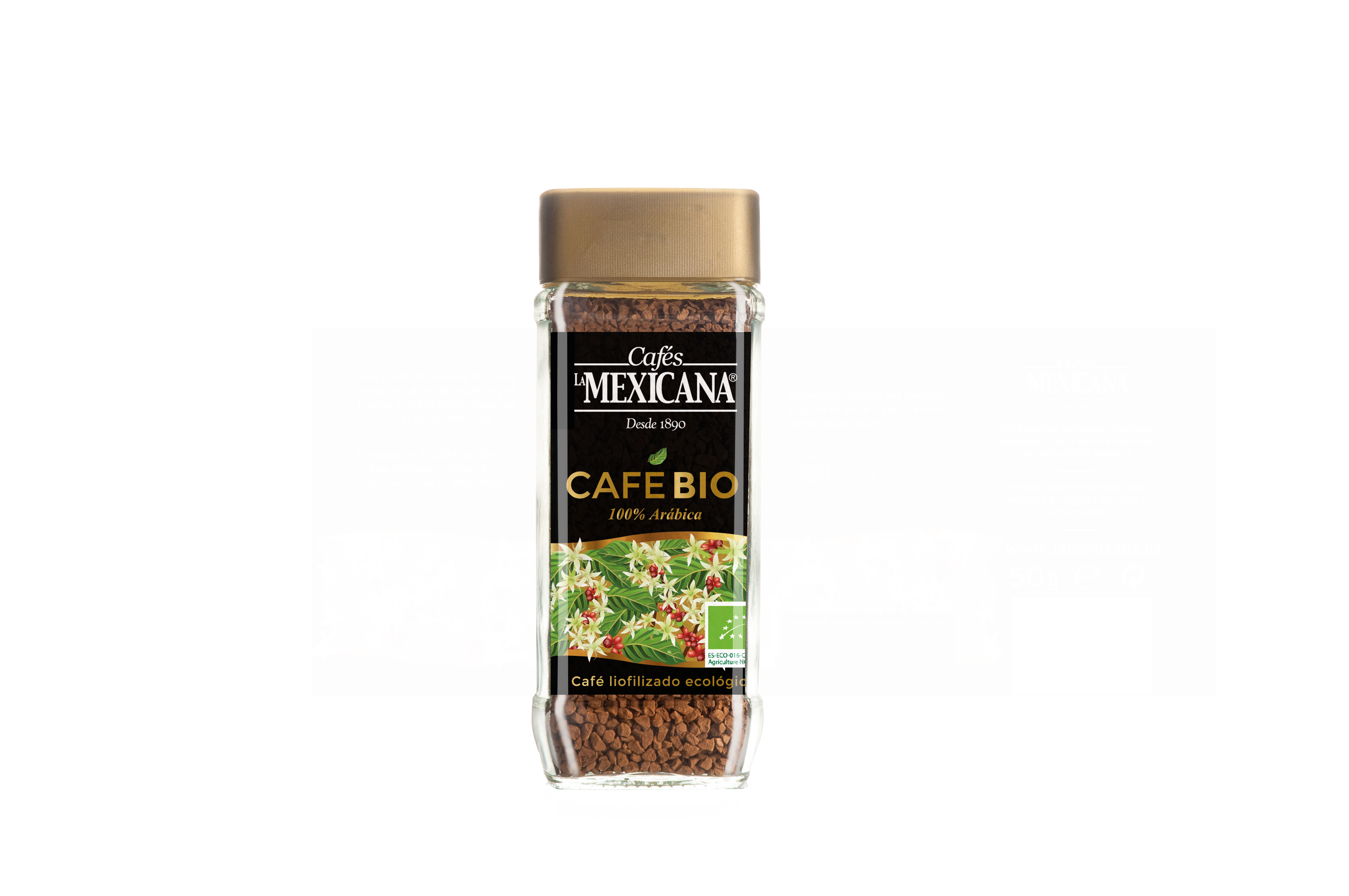 café liofilizado BIO orgánico ecológico natural la mexicana