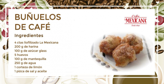 Buñuelos de café