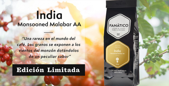Nuevo Café Edición Limitada. India Monsooned Malabar AA.