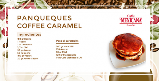 Panqueques coffee caramel