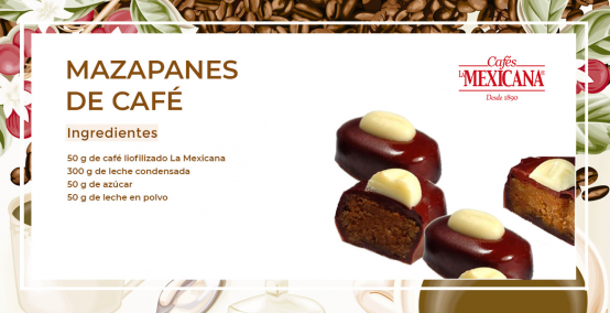 Receta de Mazapanes de Café