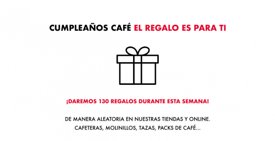 Cumpleaños café: el regalo es para ti