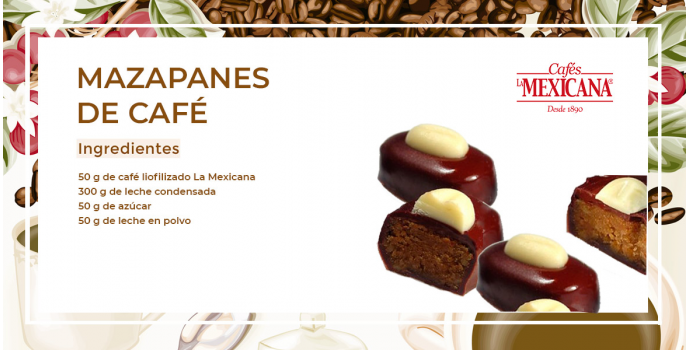 Receta de Mazapanes de Café