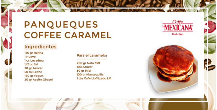 Panqueques coffee caramel